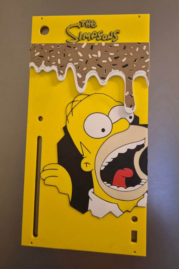 The Simpsons Duff Beer & Homer Wall Art Sign - As Good As New