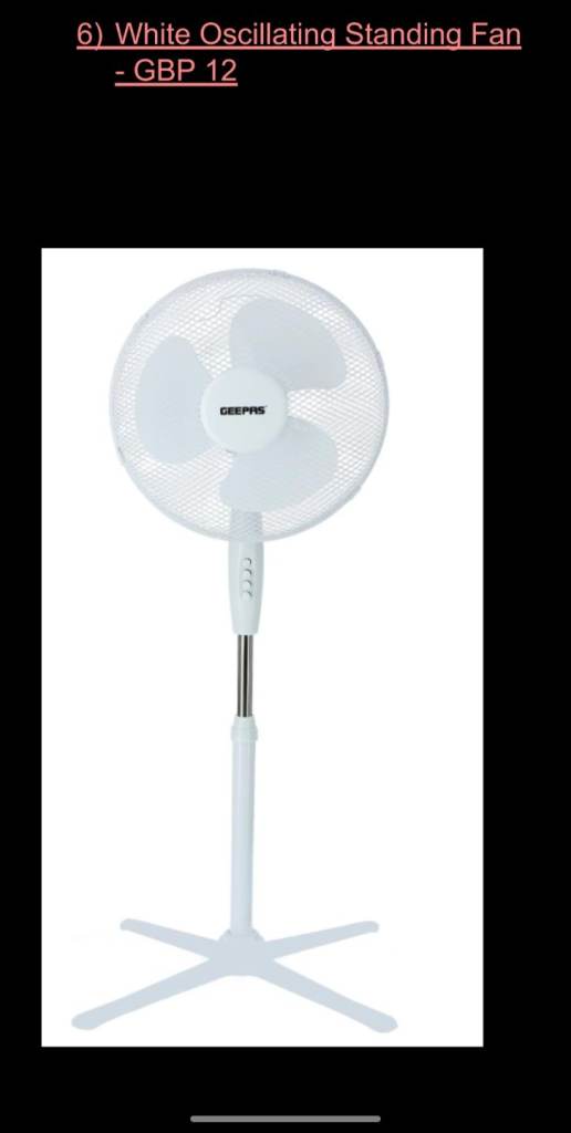 image for Oscillating Fan 