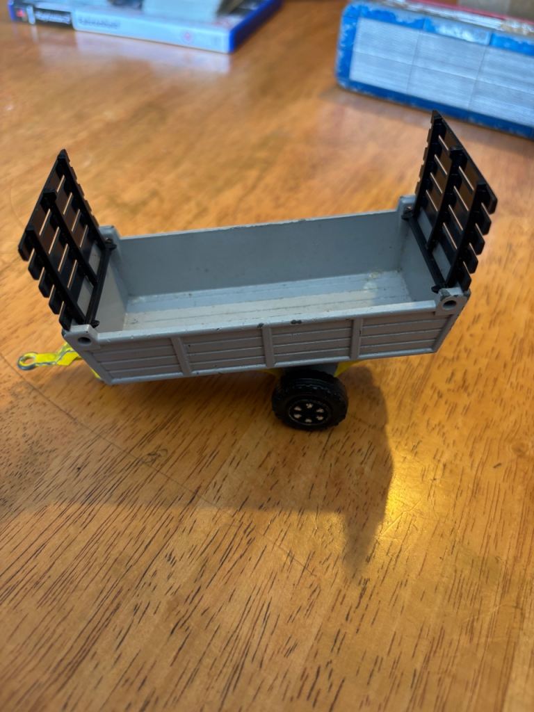 Majorette Farm Trailer – Vintage Metal, Good Condition