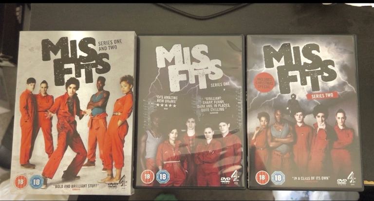 MISFITS SEASON 1 & 2 FULL BOXSET (NEW)