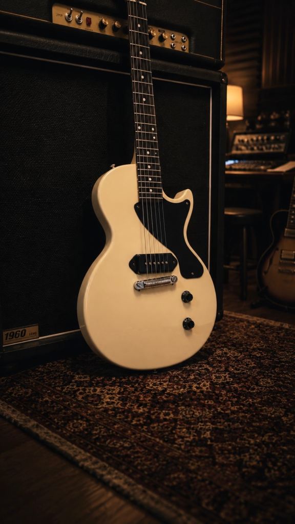 Gibson Billie Joe Armstrong Les Paul Junior Singlecut with Ebony Fretboard 2008 - White