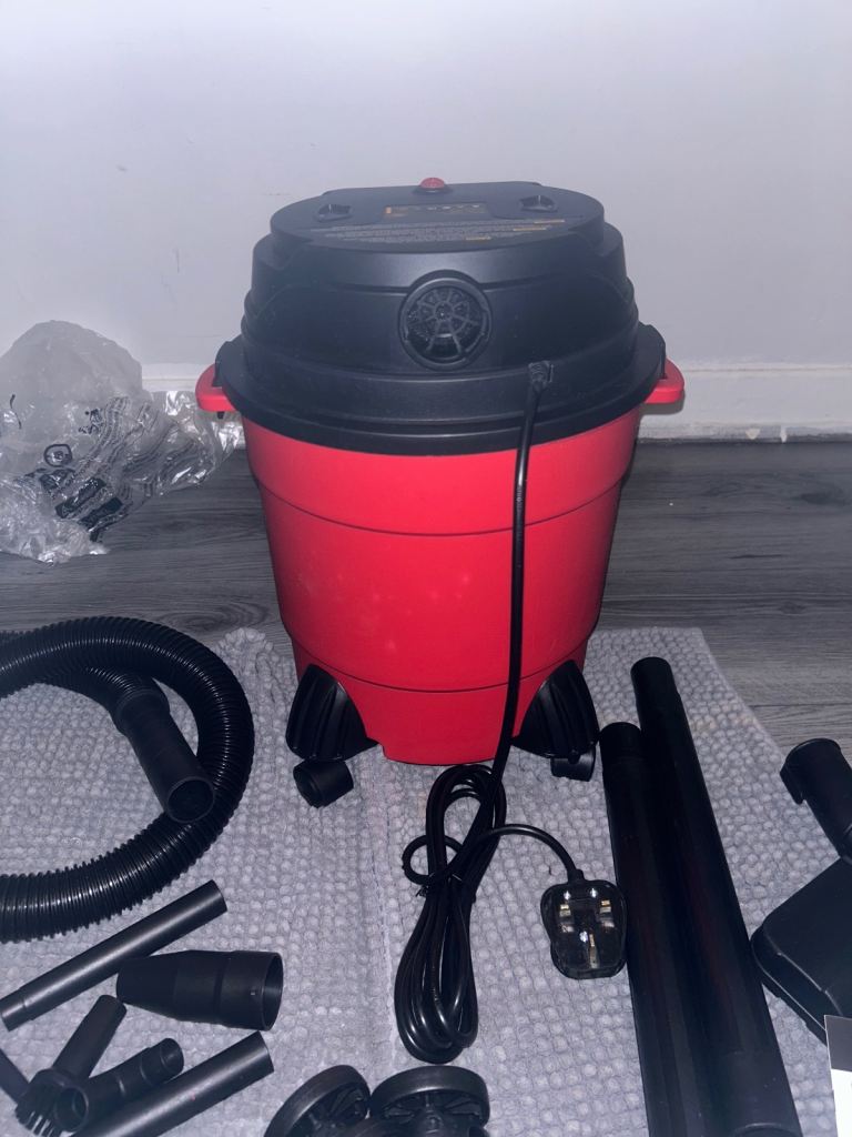 Wet and Dry Drum Vacuum Cleaner with Accessories