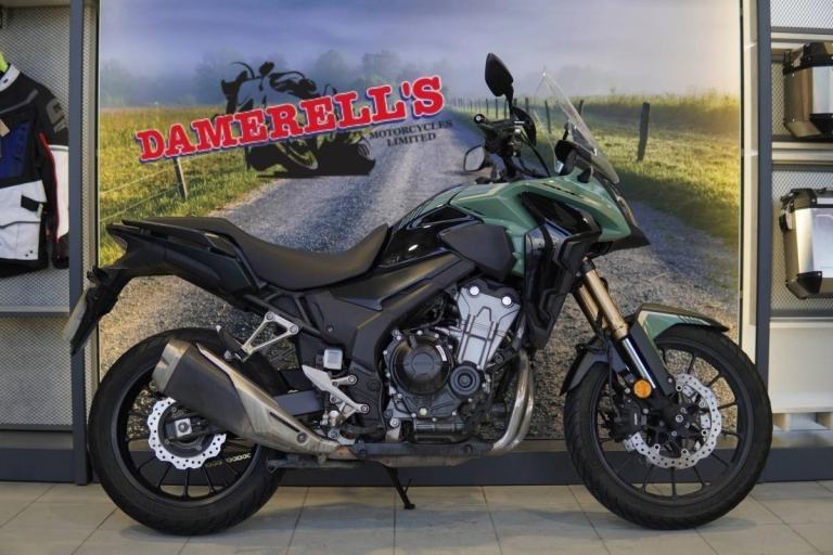 2023 HONDA CB500X BLACK/GREEN MOTORCYCLE