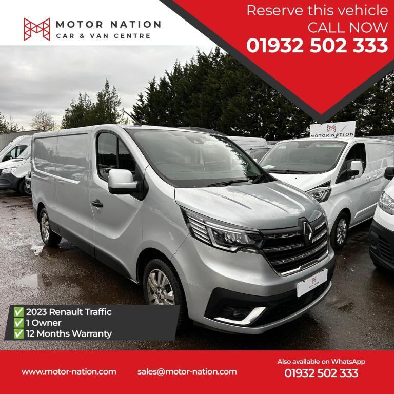 2023 Renault Trafic 2.0 dCi Blue LL30 Sport Panel Van 5dr Diesel Manual L2 H1 Euro 6 (s/s) (130 P...