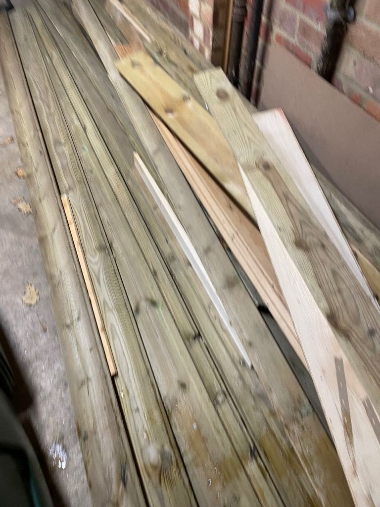 T & G boarding plus miscellaneous wood 