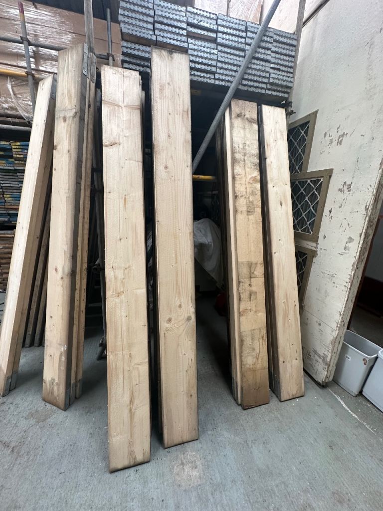 Used Reclaimed Scaffold Boards Huge Stock Delivery Available Nottingham