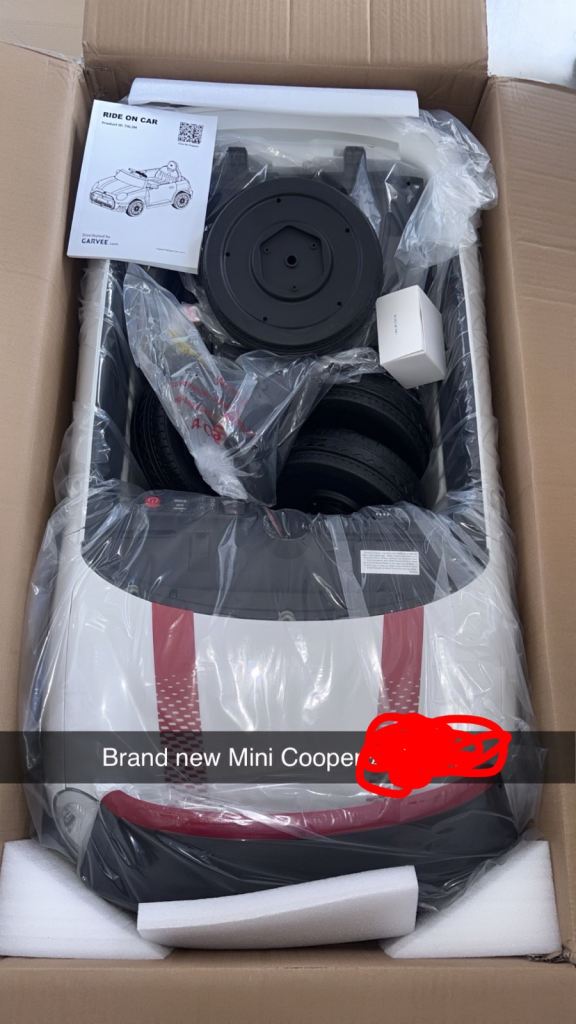 Brand New Mini Cooper Ride-On Toy Car