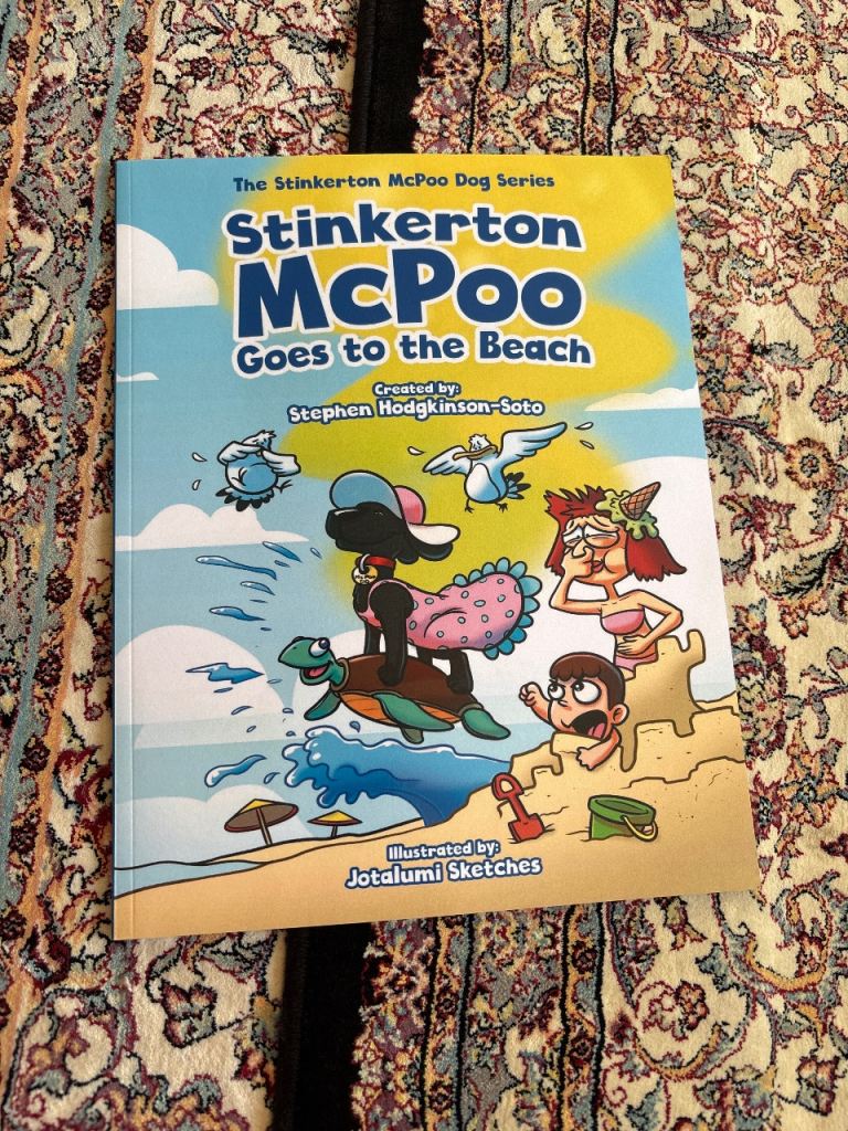 Stinkerton McPoo Goes to the Beach Children's Book – As Good As New
