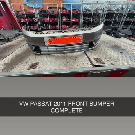 VW PASSAT 2011 FRONT BUMPER WITH GRILLS