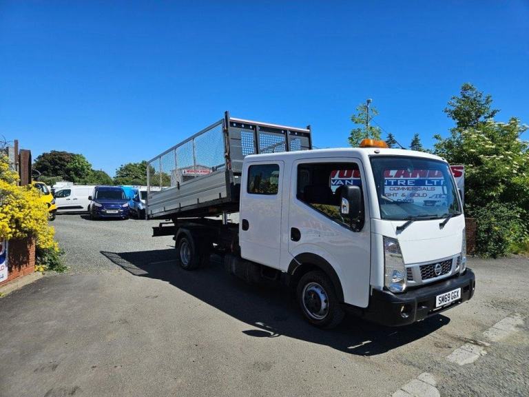 2019 ON 69 PLATE NISSAN CABSTAR 35.15 LWB CREW CAB TIPPER 3.0 TD 34K ULEZ FREE 