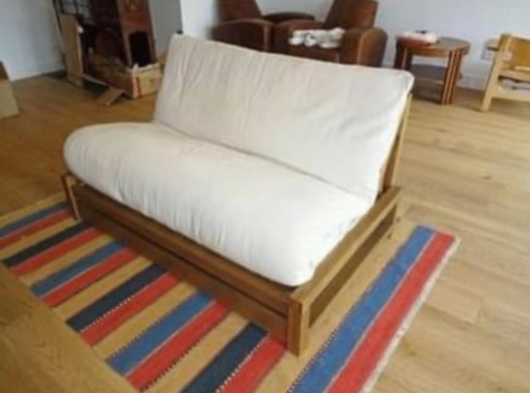 Linear 2 seater Futon Company sofa bed