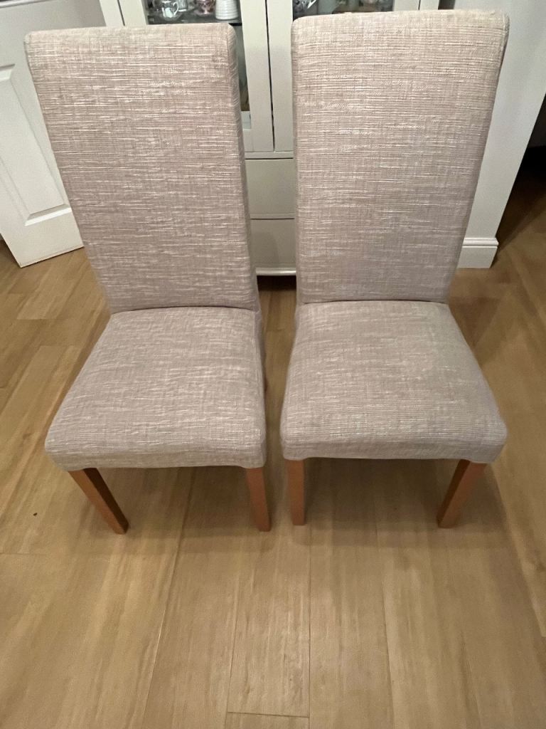 Next Scroll back set of 6 dining chairs