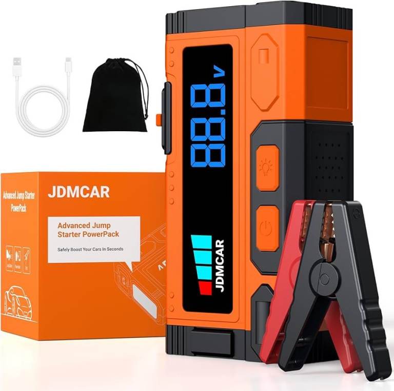 JDMCAR Advanced Jump Starter PowerPack - USB-C Fast Charging