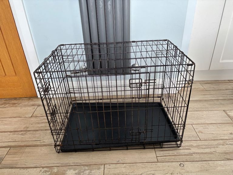 Foldable Dog Crate 30 inch x 18inch 2 doors