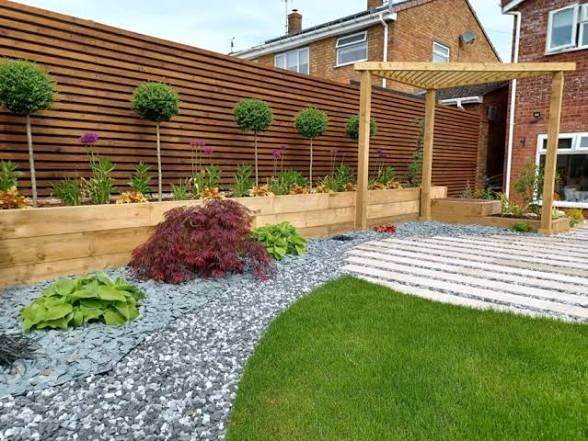 GARDEN. LANDSCAPER  DESIGN GARDEN PAVING ARTIFICIAL LAWNS  PATIO DR