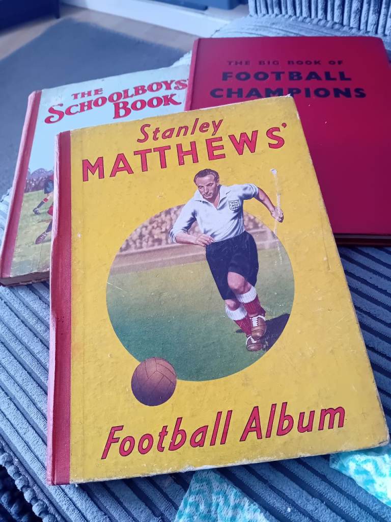 Vintage Football Books - Stanley Matthews Album, Schoolboys Book
