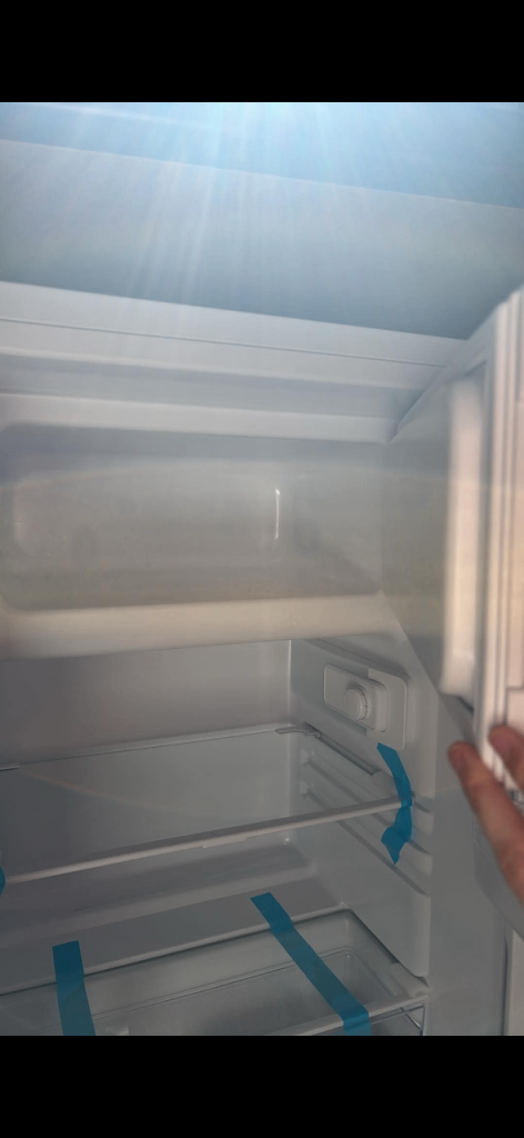 White Under Counter Fridge with Small Freezer Compartment - NEW