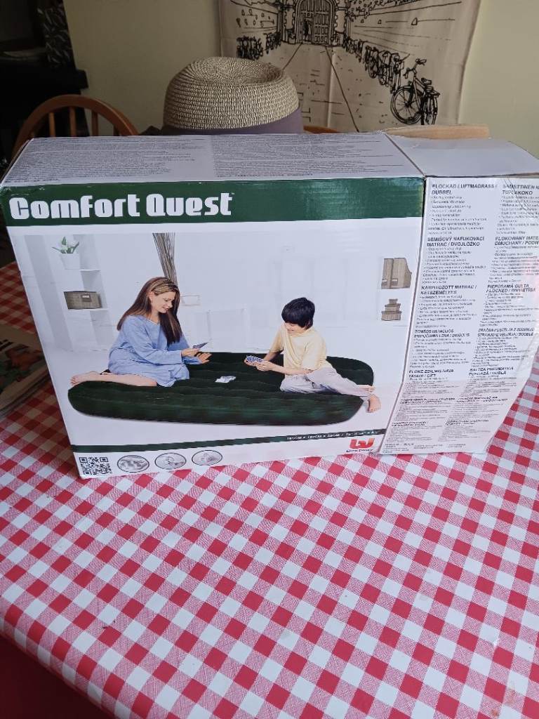 Comfort Quest Inflatable Air Bed – Brand New
