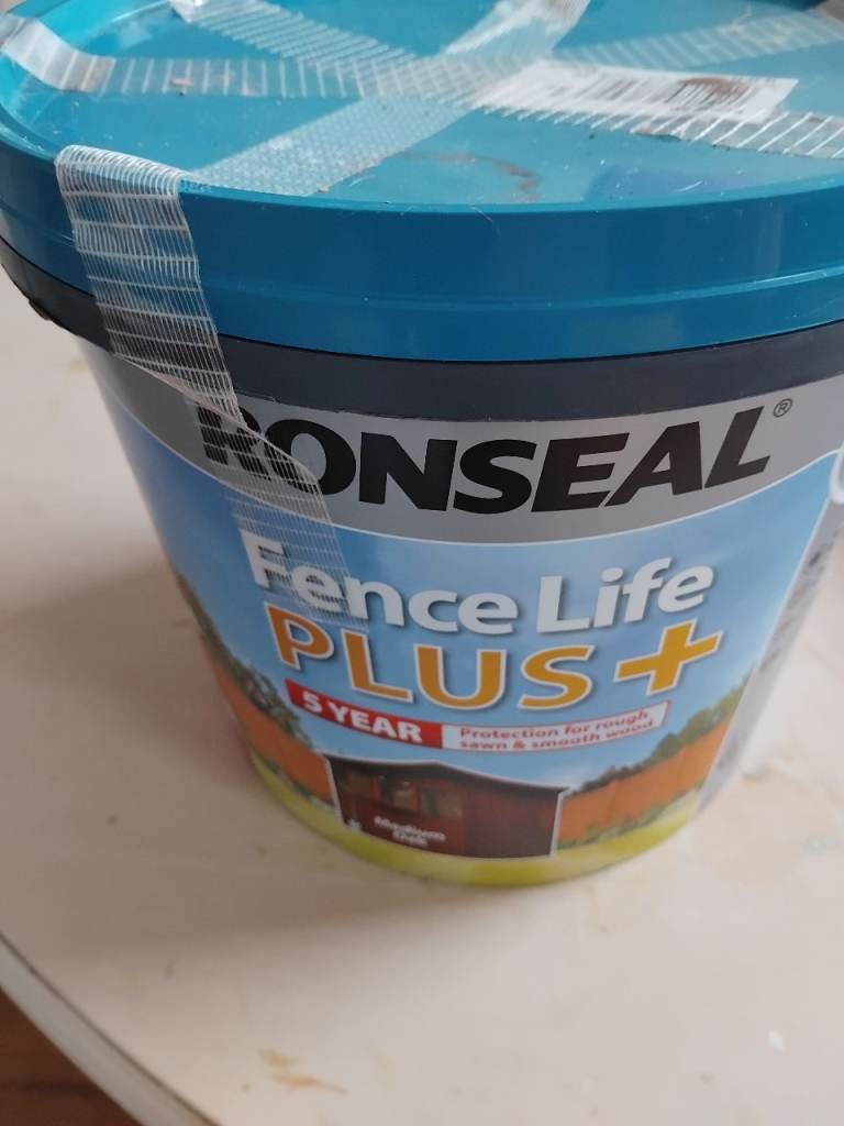 New Ronseal Fence Life Plus+ 5 Year Fence Paint - Full Tub
