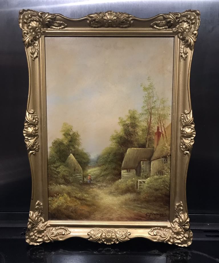 George Jennings Original Framed Oil Painting  