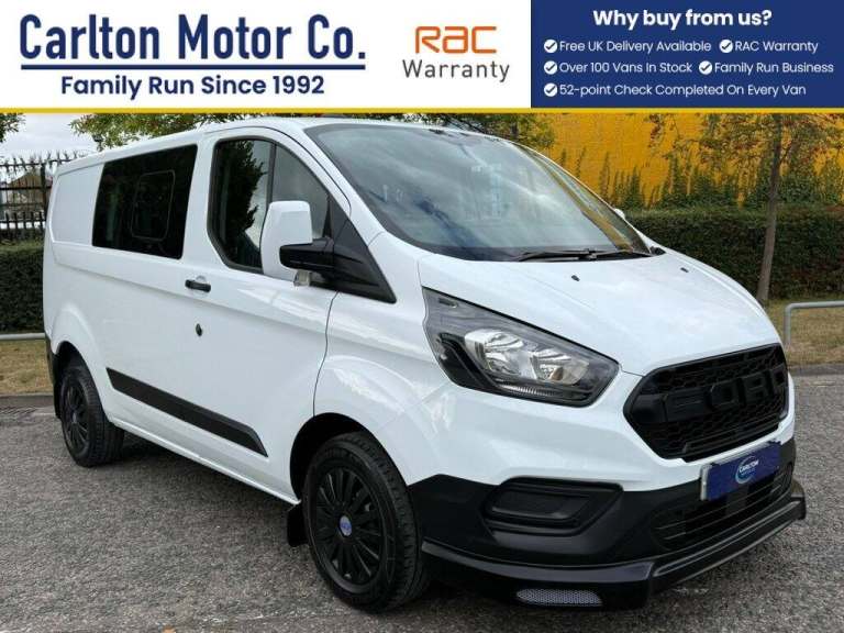 2022 Ford Transit Custom 2.0 300 EcoBlue Leader Crew Van Double Cab 5dr Diesel Manual L1 H1 Euro ...