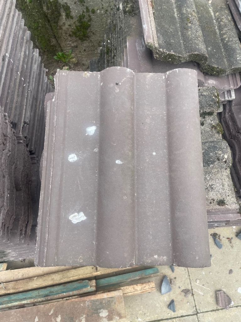 Double Roman roof tiles 