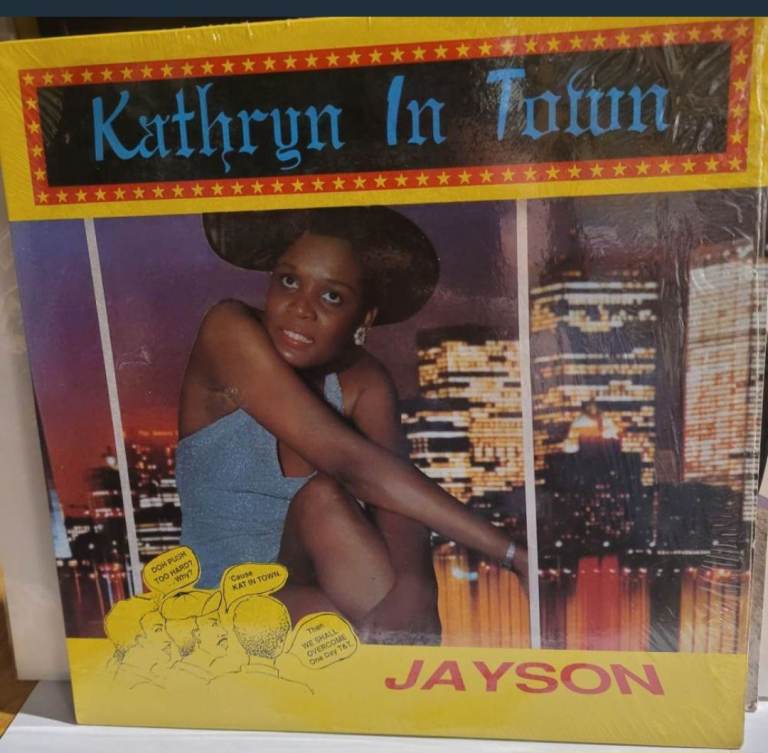 Jayson Kathryn In Town 1989 Wrecker Recs Canada Trinidad REGGAE  LP