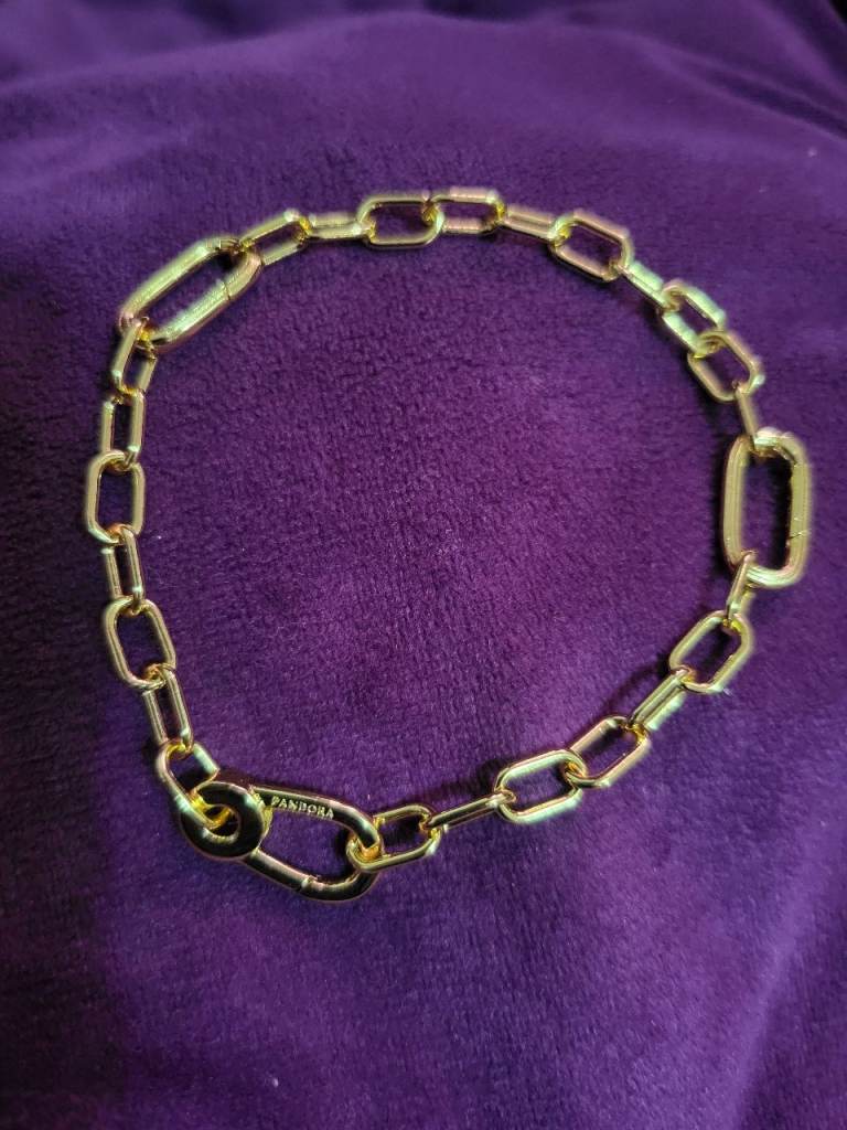 Pandora Gold Coloured Chain Bracelet - As Good As New
