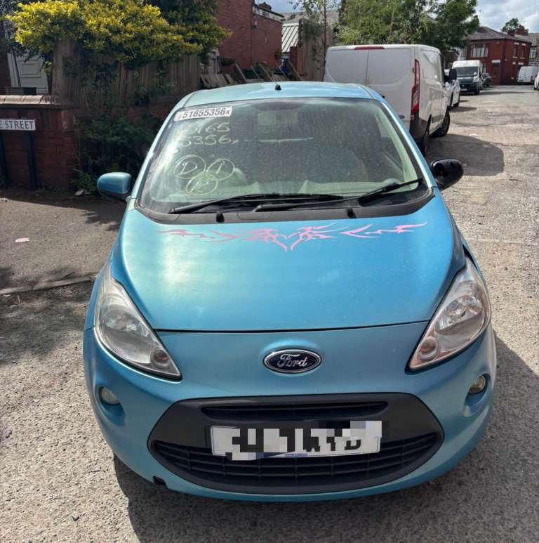 FORD KA MK2 2008-2016 MANUAL  1.2L PETROL AAAA (FP4) 3 DOOR IN BLUE FOR BREAKINGS