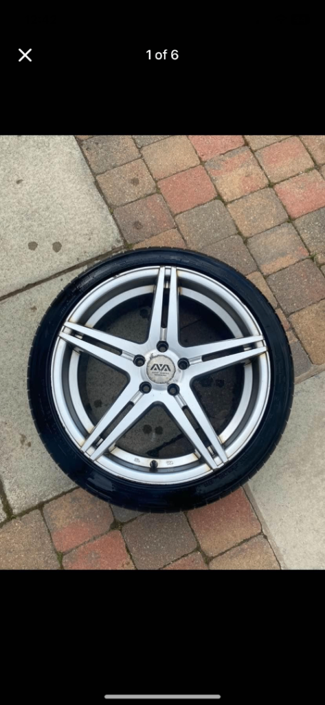 Alloy wheels- AVA Fresno 18’’