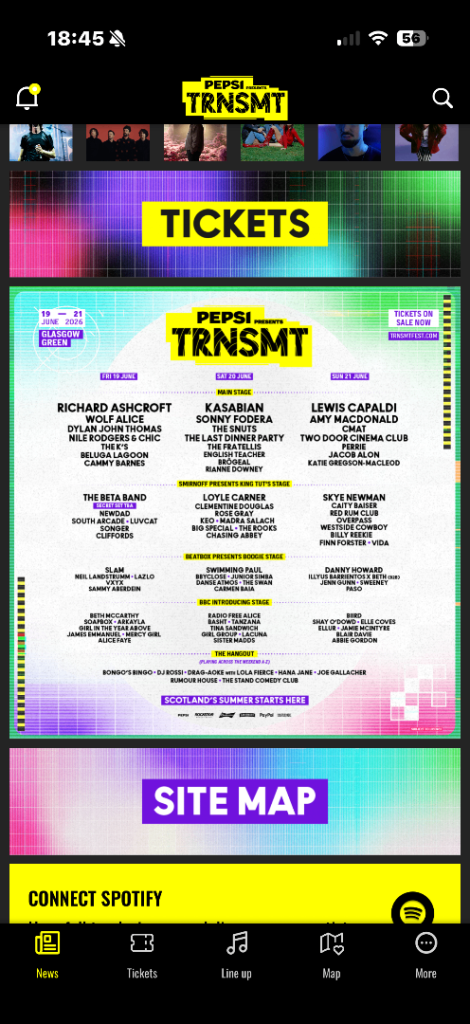 Trnsmt vip Sunday tickets 