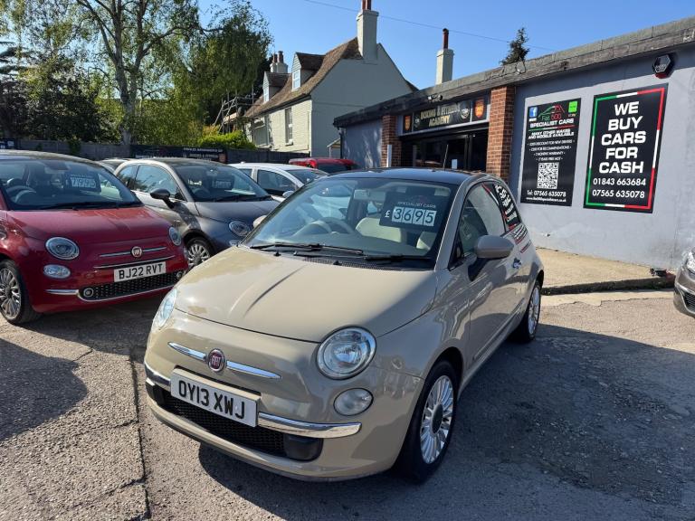 2013 Fiat 500 1.2 Lounge 3dr [Start Stop] HATCHBACK Petrol Manual