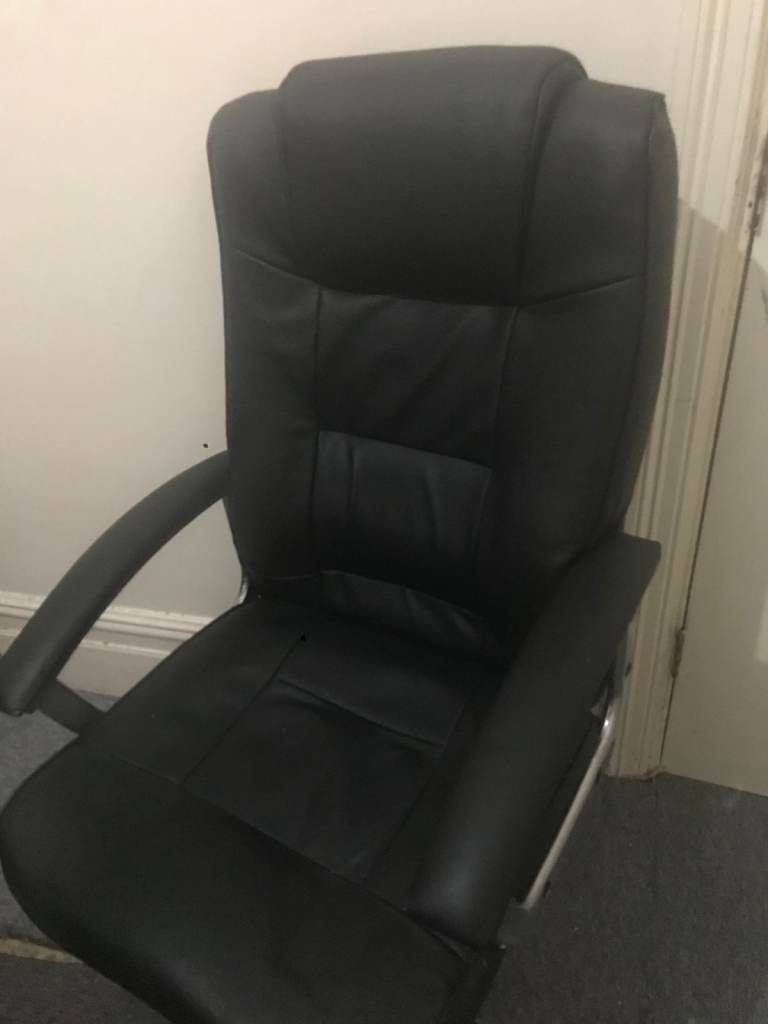 Leather office seat. Reduced to HALF PRICE