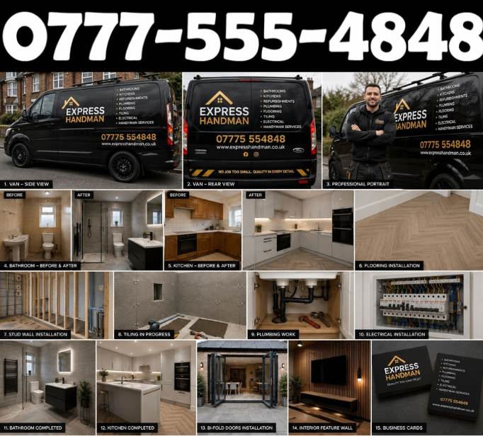 Professional Cheap Handyman Services in London – Cheapest Home Repairs, Installations