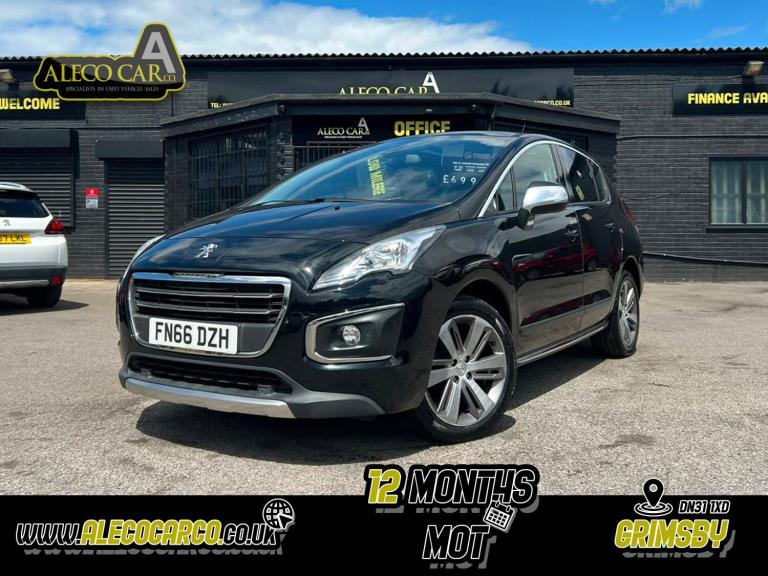 PEUGEOT 3008 1.6 BlueHDi Allure Black Manual Diesel 2016