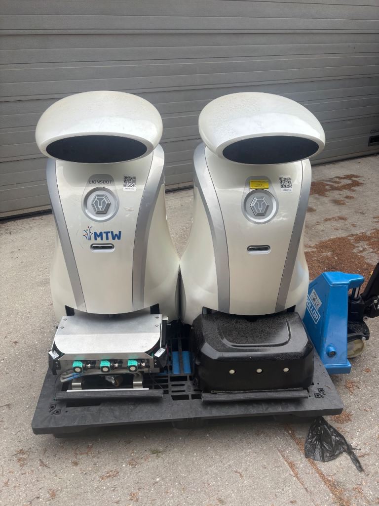 Two Lionsbot LeoScrub Cleaning Robots - Spares/Repairs