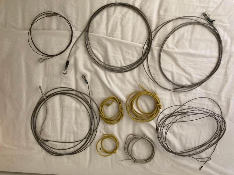 Stays, Halyards, Rope, Bungee, Ring 1.8, 2.8mm 3mm, 5mm, 7mm ,15mm