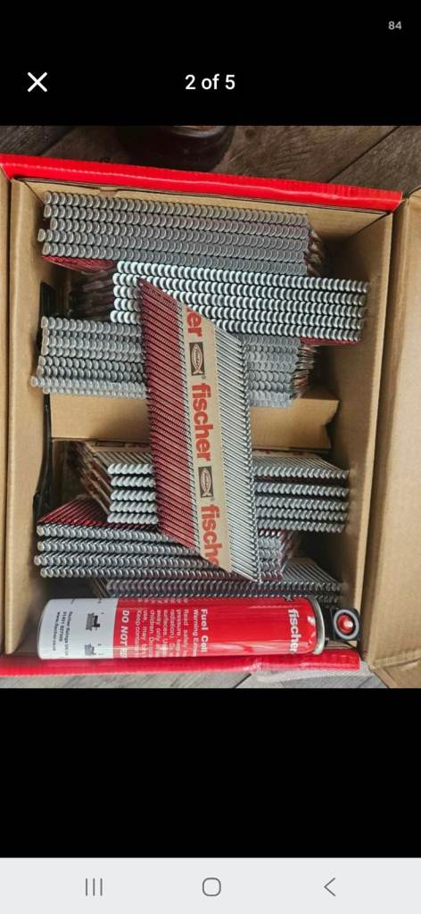 75mm nails for fischer 1st fix nail gun 