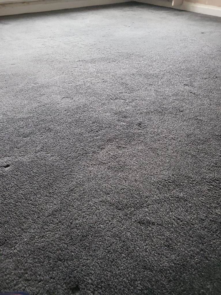 Charcoal Grey Good Quality Thick Pile Carpet 13m2