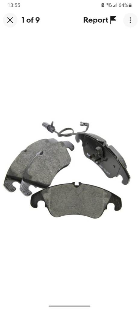 Pagid T1748 Disc Brake Brake Pad Set Front Fits Audi A5 Sportback Convertible
