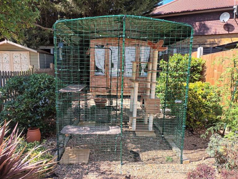 Omlet outdoor catio/walk-in animal enclosure, 2mx2mx2m. Collection only