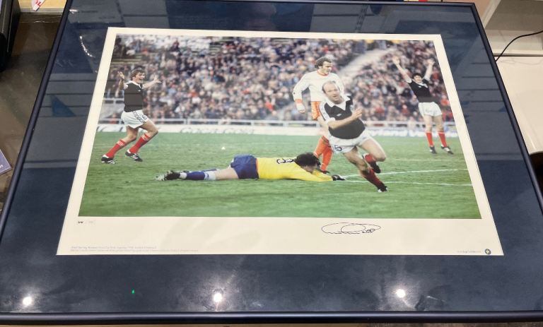 Archie Gemmill – 1978 World Cup Limited Edition Signed Print