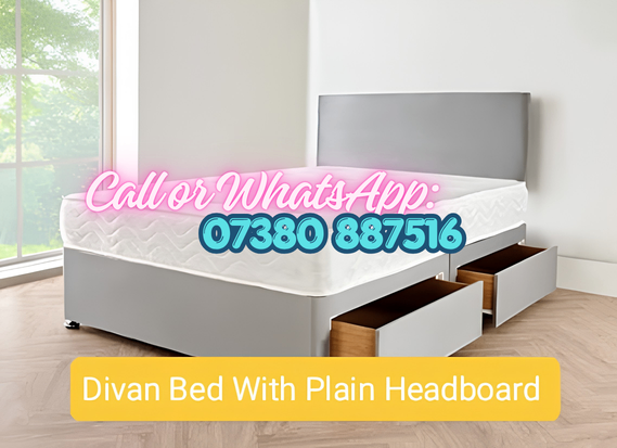 New Luxury Divan & Ottoman Beds – Single, Small Double, Double, King, Super King - Mattress For Sale