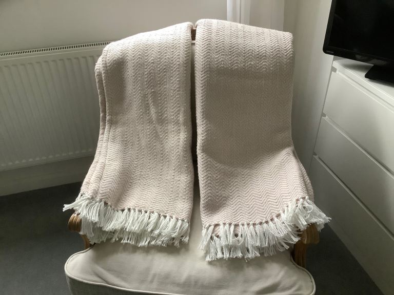 THROWS - made by WEAVER GREEN - REDUCED