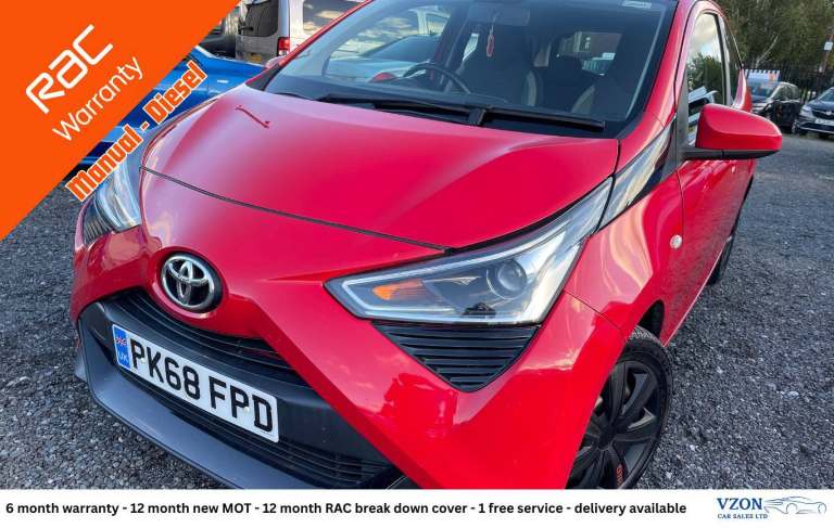 2018 Toyota Aygo 1.0 VVT-i x-play Hatchback 5dr Petrol Manual Euro 6 (71 ps)