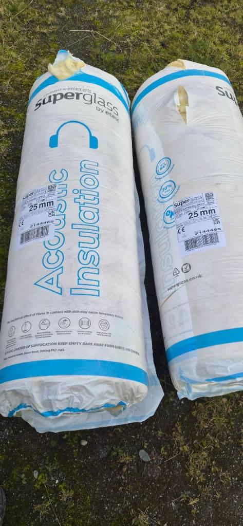 25mm Acoustic Glasswool 