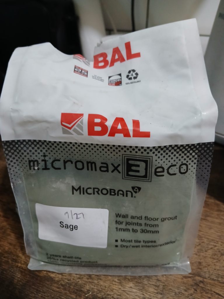 FREE sage micromax 3 eco wall & floor tile grout