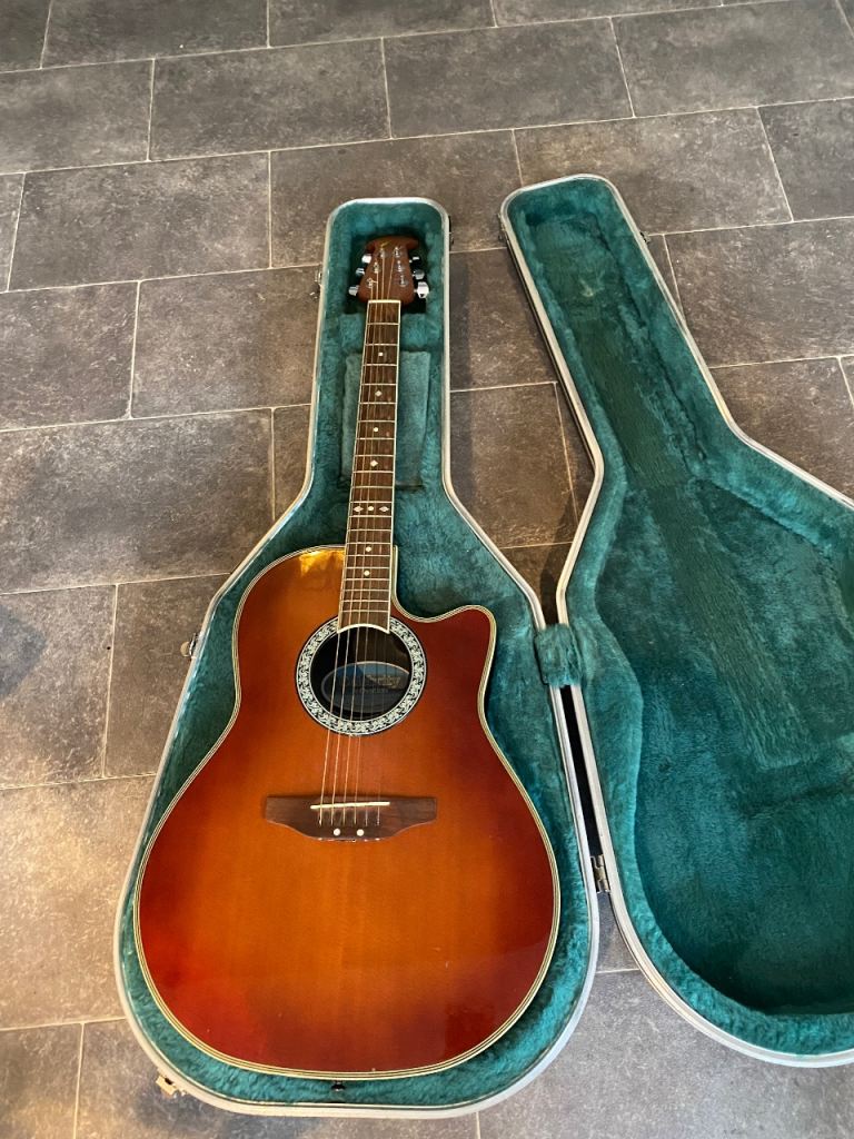 Ovation electro acoustic guitar