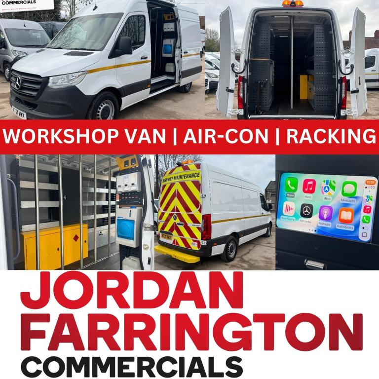 2021 MERCEDES BENZ SPRINTER 315 RWD EURO 6 UTILITY SPEC MOBILE WORKSHOP VAN