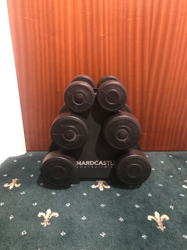 Dumbbell tower set